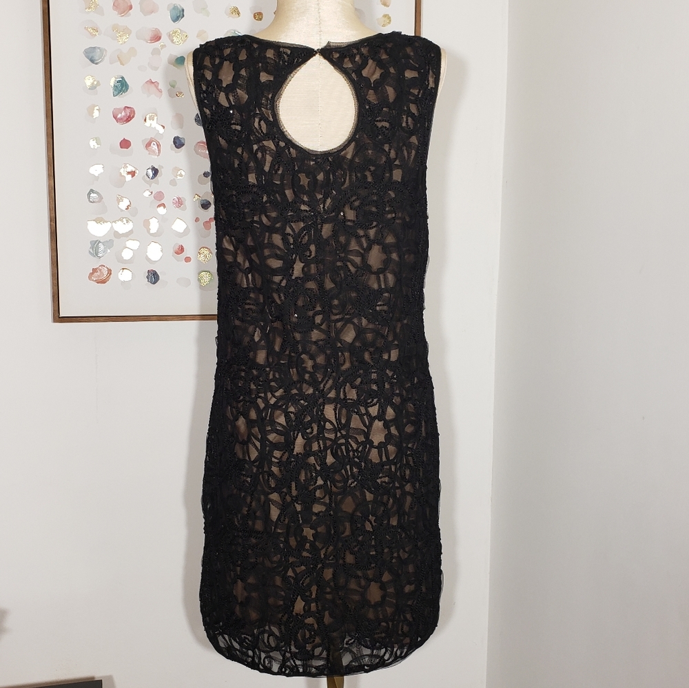 Max studio black lace & sequin dress size Small - Picture 6 of 7